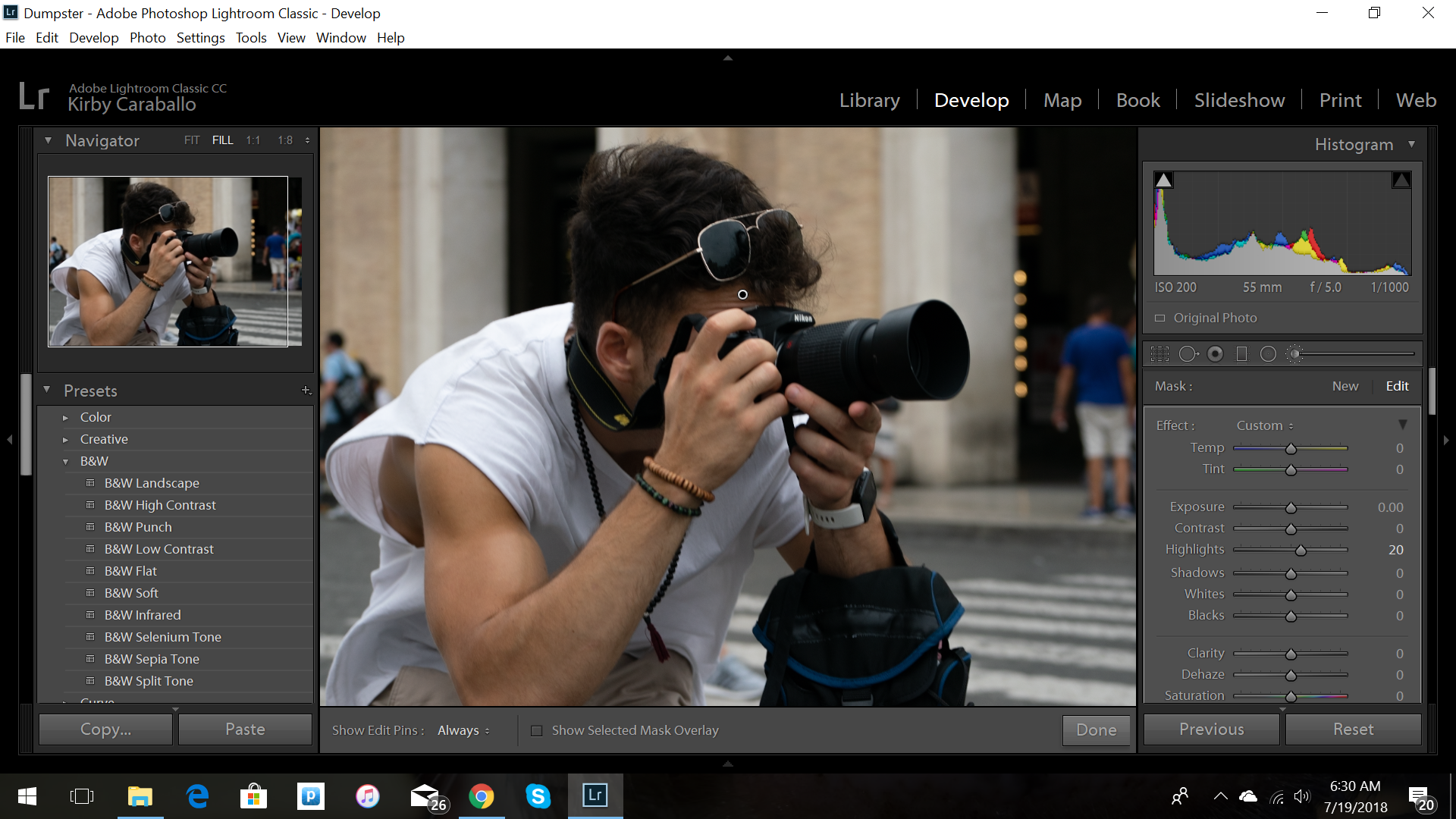 Post-Production Editing Tips – Rome Photography Workshop